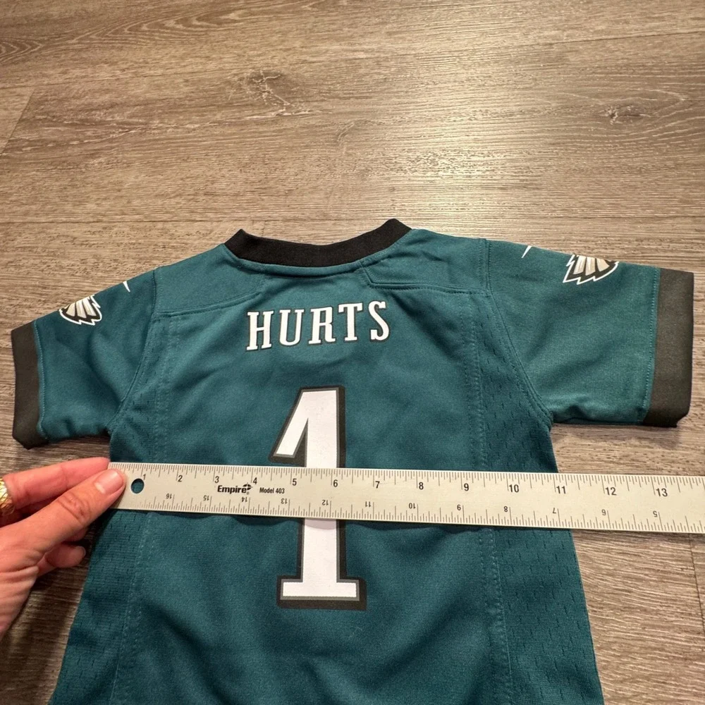 Nike Philadelphia Eagles Jersey Kids 12M Green Polyester Jalen Hurts Gameday Fan